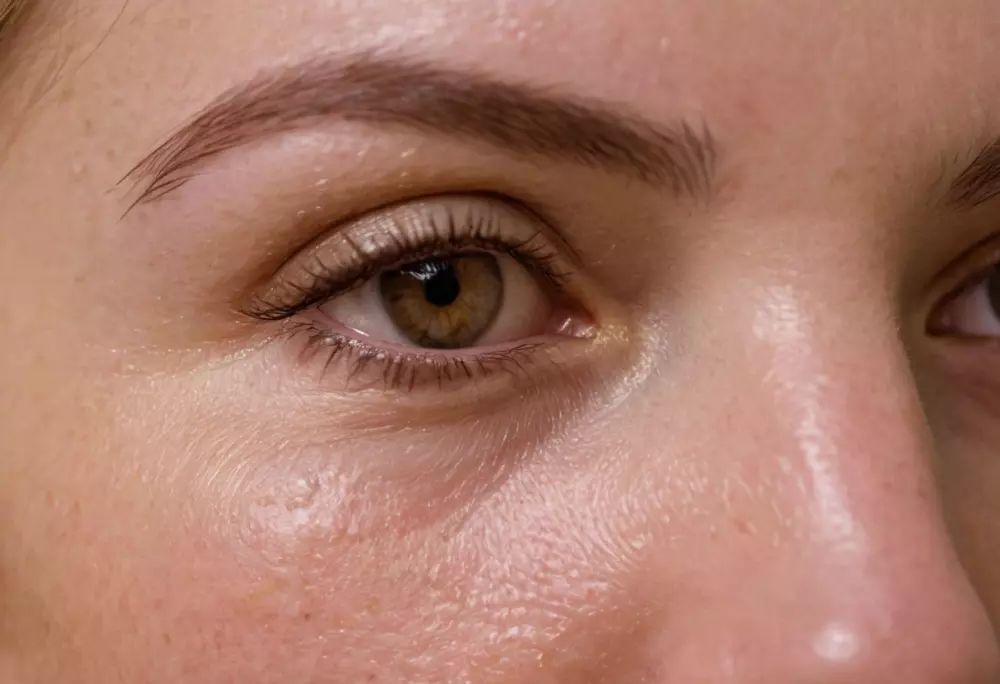 Nahaufnahme verschiedener Hautprobleme, einschließlich tiefer Aknenarben, im Gesicht vor der Mikrodermabrasion, die die Textur und Probleme hervorhebt, in einer klinischen Umgebung, mit Fokus auf Realismus und Detail, in einem fotografischen Stil hoher Auflösung, aufgenommen mit einem Makro-Objektiv für Klarheit.